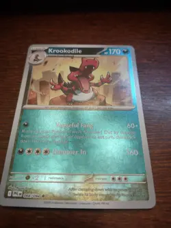 Krookodile 066/094 Me02: Phantasmal Flames Reverse Holo pokemon card - Image 1