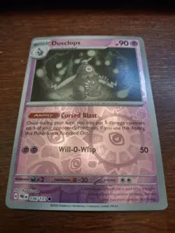 Dusclops 036/131 Sv: Prismatic Evolutions Reverse Holo pokemon card - Image 1