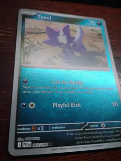 Toxel 067/094 Me02: Phantasmal Flames Reverse Holo pokemon card - Image 2