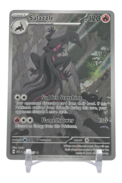 Salazzle 224/197 Obsidian Flames Full Art Illustration Rare Holo Pokemon Card NM - Image 1