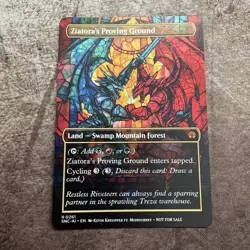 Ziatora's Proving Ground - Custom Art MTG Magic The Gathering Playtest Card - Image 1