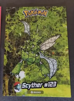 SCYTHER - POKEMON CRYSTAL CARD COLLECTION CRACKED ICE HOLO - Image 1