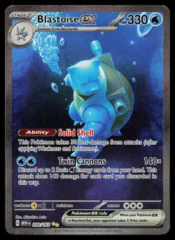 Pokemon Card - Blastoise ex 151 200/165 Special Illustration Rare 2023 - Image 1