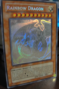Rainbow Dragon Yu-Gi-Oh! Trading Card TAEV-EN006 Ghost 1st Edition - Image 1