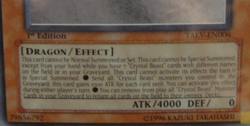 Rainbow Dragon Yu-Gi-Oh! Trading Card TAEV-EN006 Ghost 1st Edition - Image 3