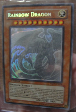Rainbow Dragon Yu-Gi-Oh! Trading Card TAEV-EN006 Ghost 1st Edition - Image 5
