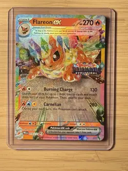 Flareon ex - (Prismatic Evolutions Stamp) 014/131 Miscellaneous Cards & Products - Image 1