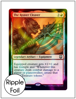 1x The Reaver Cleaver, Ripple Foil, Modern Horizons 3 Commander, Magic MTG NM - Image 1