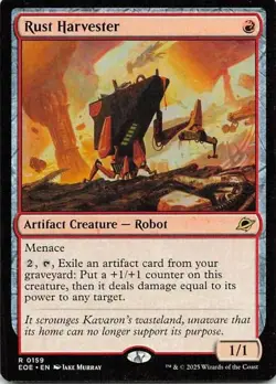 Rust Harvester 0159 EOE Rare NM MTG - Image 1