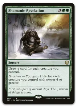 Shamanic Revelation #206 (NM) Commander 2021 C21 Magic MTG - Image 1