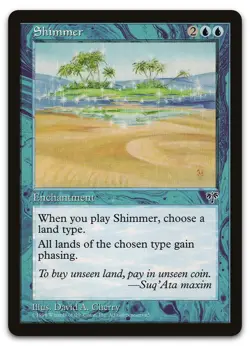 Shimmer (LP) Mirage MIR Magic MTG - Image 1