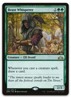 Beast Whisperer #123 (LP) Guilds of Ravnica GRN Magic MTG - Image 1
