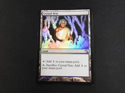 Crystal Vein FOIL MP [Premium Deck Series: Graveborn] Mtg Magic Free Tracking! - Image 1