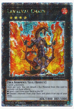 Yugioh - Lavalval Chain - RA04-EN162 - Quarter Century Secret Rare - Near Mint - Image 1