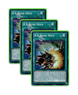 Yugioh! R.B. Funk Dock DUAD-EN095 (Super Rare) 1st Ed 3x "R.B. Support" - Image 1