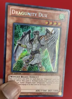 Yugioh Dragunity Dux HA03-EN031 - Secret Rare 1st Edition - Image 3
