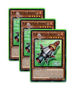 Yugioh! R.B. VALCan Rocket DUAD-EN092 (Super Rare) 1st Ed 3x "R.B. Support" - Image 1
