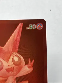 Red Victini Black White Rare Pokemon Card BLK 171/086 Black Bolt - Image 3