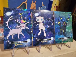 Pokemon Card Database 2 - Espeon Mew & Umbreon Mixed Lot - 3 Card Lot - Image 2