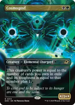 Foil - Cosmogoyf (Borderless) - 313 - Edge of Eternities - NM - Image 1