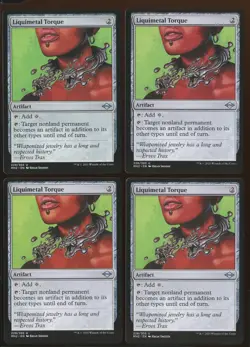 4x Liquimetal Torque Uncommon Ex/NM Modern Horizons 2 Playset MTG - Image 1
