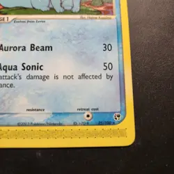 2003 Vaporeon 25/100 - Sandstorm Non-Holo Regular Rare - Pokemon TCG - LP - Image 3