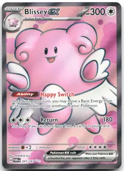 Blissey ex 201/167 Ultra Rare Twilight Masquerade Pokemon Near Mint - Image 1