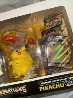 Pokemon TCG Celebrations Pikachu VMAX Premium Figure Collection 2021 New Sealed 820650809408 - Image 2