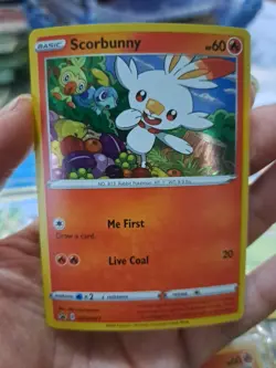 Pokemon TCG Scorbunny SWSH071 Cosmos Holo Promo Collector's Chest 2020 - Image 1