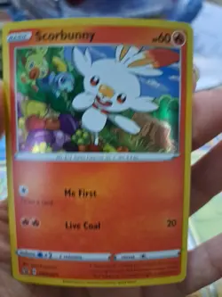 Pokemon TCG Scorbunny SWSH071 Cosmos Holo Promo Collector's Chest 2020 - Image 3