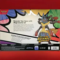 Pokemon Mega Evolution Ascended Heroes Mega Lucario premium poster collection. - Image 3
