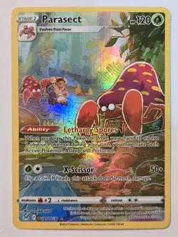 Pokemon TCG Parasect Sword & Shield - Lost Origin TG01/TG30 Holo Trainer Gallery - Image 2