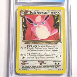 CGC 8 Dark Wigglytuff 40/105 Neo Destiny 2002 Pokemon - Image 1