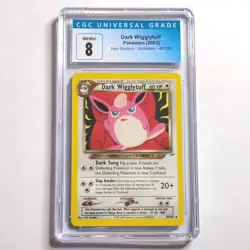 CGC 8 Dark Wigglytuff 40/105 Neo Destiny 2002 Pokemon - Image 2