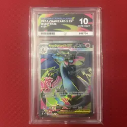 Pokemon TCG Mega Charizard X ex - Phantasmal Flames 109/094 - Secret Rare Ace 10 - Image 1