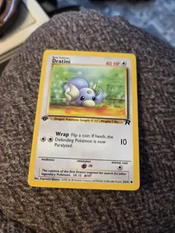 2000 Pokemon Team Rocket First Edition Dratini #53/82 - Image 1