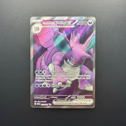 Team Rocket's Nidoking ex - 216/182 - Pokemon Destined Rivals Ultra Rare NM - Image 1