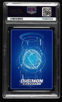 2021 Digimon Card Game - Release Special Ver 15 SR (Alt Art) Mastemon PSA 8 - Image 2