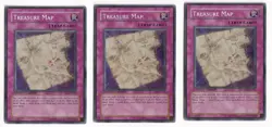 3 x Treasure Map - DPK-ENSE2 - Secret Rare - Limited Edition English - Image 1