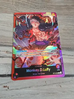 ONE PIECE TCG: Monkey.D.Luffy ST10-002 Leader Ultra Deck The Three Captains - Image 1