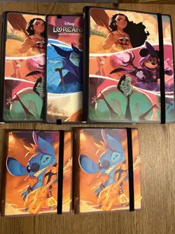 Disney Lorcana Binder Lot: First Chapter, Stitch x5 - Image 1
