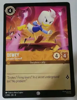 Disney Lorcana TCG - Reign Of Jafar: Dewey (002/204) - Common - Near Mint - Image 1