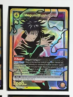 Union Arena Jujutsu Kaisen Megumi Fushiguro UE03BT/JJK-1-022 SR Lot Of 4 Cards - Image 5