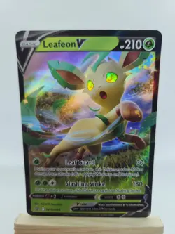 Pokemon Leafeon V SWSH194 Promo Holo Sword & Shield TCG Basic HP210 Card - Image 1