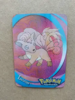 Pokemon Advanced Vulpix Ninetales Panini Lenticular Action Card 2004 - Image 1