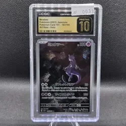 2023 POKEMON CARD 151 JPN ART RARE #183 MEWTWO CGC 10 PRISTINE - Image 1