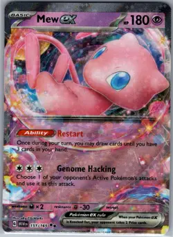 Mew ex 151/165 SV: Scarlet & Violet 151 - Pokemon Card - NM - Image 1