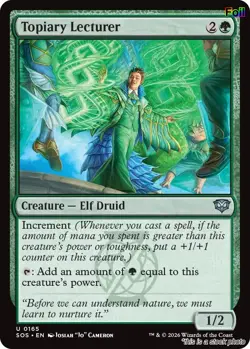 Topiary Lecturer [SOS - 165] - NM [Foil] TCG MTG - Image 1