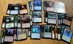 50 FOILS Magic Karten Englisch MtG Commons holographisch Foil - Image 1