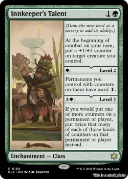 Innkeeper's Talent [BLB - 180] - NM TCG MTG - Image 1